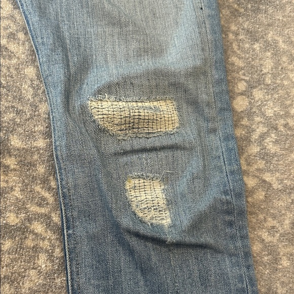 RAG & bones Distressed Blue Women's Jeans Size 25 - Picture 6 of 14